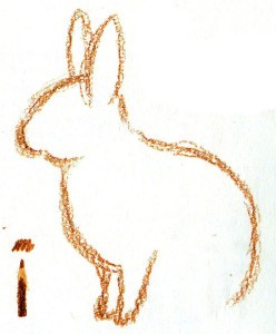 как нарисовать кролика