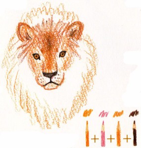 как нарисовать льва поэтапно для детей