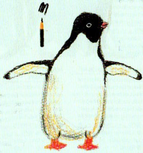 нарисовать пингвина для детей