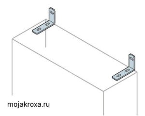 мебель закреплена за стену