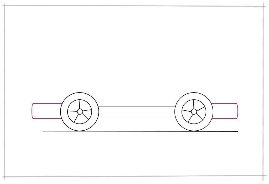 как легко нарисовать автомобиль