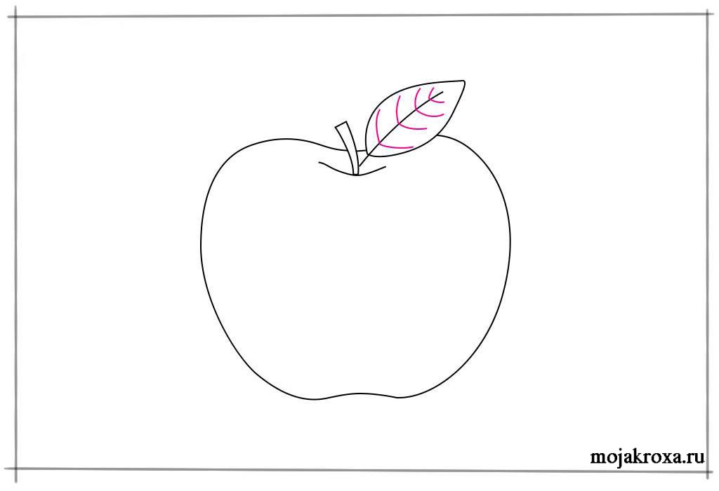 Петя почему на твоем рисунке яблоко